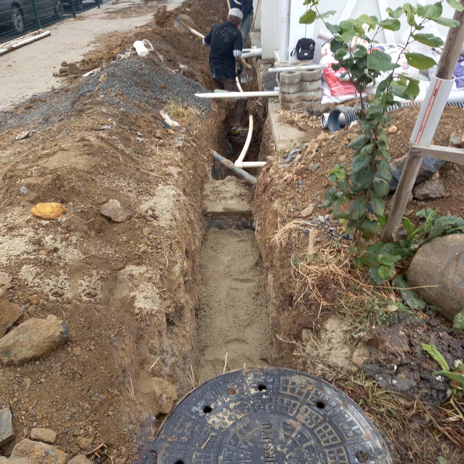 Kanalizasyon Hattı Döşeme